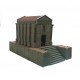 Templo romano con elevación