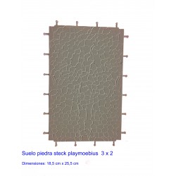 Suelo piedra 3x2 playmoebius steck